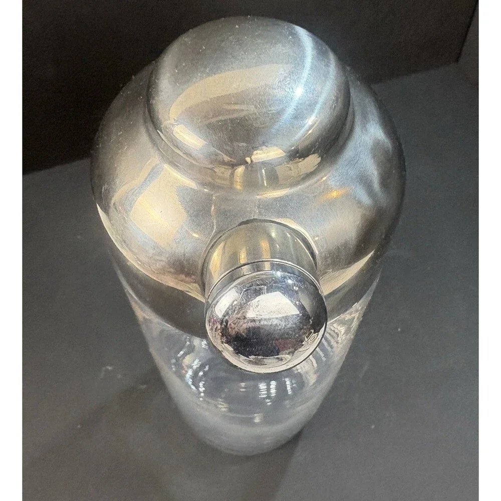 Cocktail Shaker Can Can Dancers with Chrome Top Art Deco Vintage Style